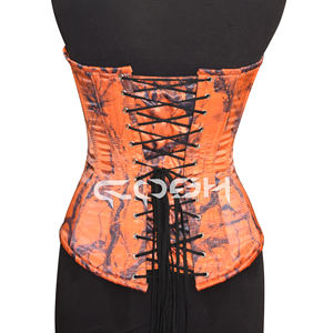 Corset de mode en gros imprimé jungle orange - Product Image 6