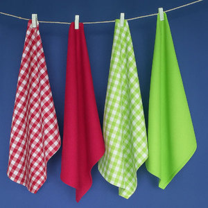 Prix de gros Serviettes de cuisine imprimées personnalisées Serviettes en coton doux pour la maison et les cadeaux - Product Image 2