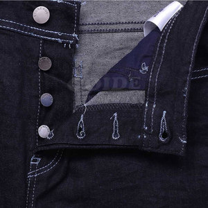 Pantalones vaqueros de material de alta calidad para hombre, venta al por mayor, el mejor precio, pantalones vaqueros con estampado de logotipo personalizado, ropa informal - Product Image 5