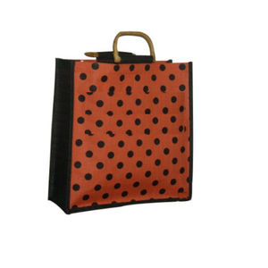 Bolsa de yute para la compra, bolso de mano plegable, de gran capacidad, reutilizable, para almacenamiento de frutas - Product Image 3