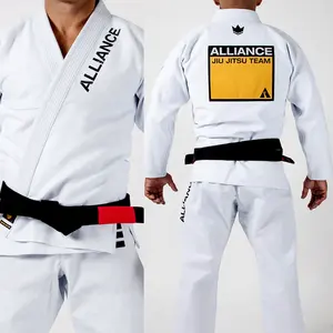 Top qualidade da arte marcial Bjj GI jiu jitsu uniforme/Custom made bjj kimono Judo Gis JKimono Judo Gis Jiu Jitsu Gi