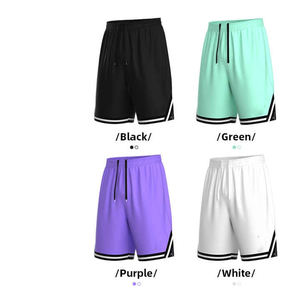 Pantalones cortos de baloncesto de malla personalizados de secado rápido para hombre al por mayor - Product Image 2