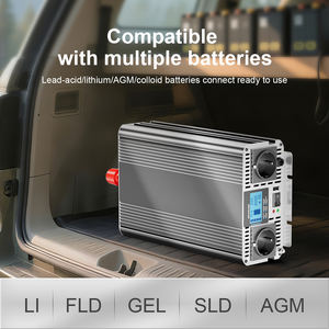 HOULI 3000W-7000W Onduleur à onde sinusoïdale pure <span class=keywords><strong>12V</strong></span> 24V <span class=keywords><strong>220V</strong></span> <span class=keywords><strong>Convertisseur</strong></span> de puissance Générateur solaire hors réseau <span class=keywords><strong>Chargeur</strong></span> de batterie - Product Image 4