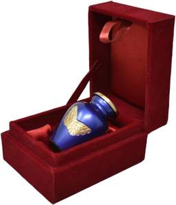 Urnas pequeñas para cenizas humanas, urna para cenizas humanas mujer adulta, funeral de mamá y papá para pequeños recuerdos, viene con estuche negro - Product Image 3