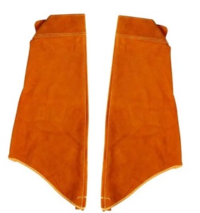 Manchons de soudage en cuir de vachette, durables, ignifuges, imperméables, pour usage industriel, protection des mains, couleur personnalisée, fabricant - Product Image 3
