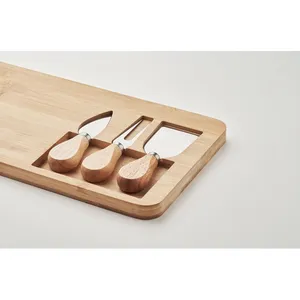 Set di Taglieri in Bambù Sostenibile GLENAVY con Utensili per una Presentazione Premium - Product Image 1