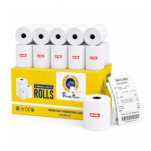 Rollo de Papel Térmico Sailing 3 1/8 × 230, Papel para Impresora Térmica de Recibos 80x80 mm, 55 g/m² - Product Image 2