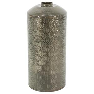 Vase à fleurs en métal de fer élégant et élégant fabriqué à la main avec des détails de qualité supérieure d'inspiration antique pour un style de décoration intérieure de luxe - Product Image 3