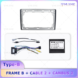 Installation facile 9 pouces pour 2007-2013 PEUGEOT <span class=keywords><strong>307</strong></span> <span class=keywords><strong>Android</strong></span> Carplay écran <span class=keywords><strong>autoradio</strong></span> cadre supports de montage câble Canbus voiture accessoire - Product Image 6