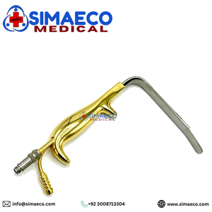 Instrumento quirúrgico Manual de fibra óptica Ferreira Retractor con material de acero de succión - Product Image 2