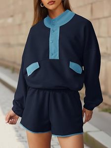 Sweat-shirt à manches longues pour femmes, détail zippé, streetwear moderne, texture douce et confortable, parfait pour les vêtements tendance - Product Image 2