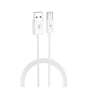 6A Cable de carga rápida de 2M CB-239 USB tipo C a tipo C blanco para carga rápida de 60W y transferencia de datos - Product Image 1