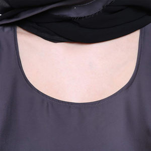2024 nouvelles dames musulmanes longue Abaya avec étiquette personnelle bas prix léger Abaya pour les femmes vente - Product Image 5