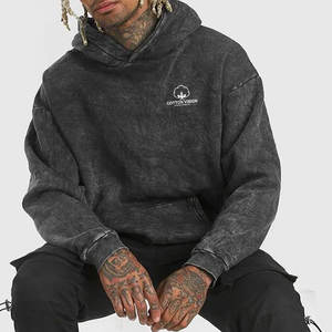 Sudaderas con Capucha de Diseño Nuevo 2026 con Lavado Ácido para Hombre, Sudaderas con Capucha de Invierno con Lavado Ácido de Diseño Personalizado en Venta - Product Image 3