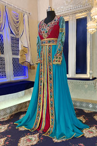 Caftán boda rosa y firozi - Product Image 5