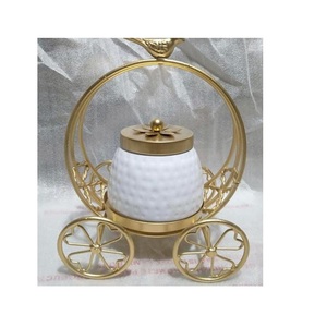 Pot à fruits secs de style antique de qualité supérieure avec un ensemble de 3 de qualité supérieure avec du cuivre doré à un coût très extrême - Product Image 6