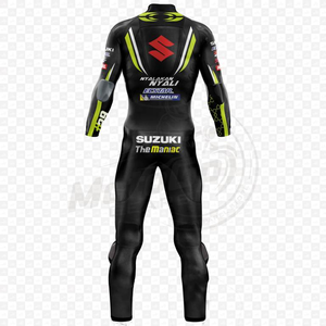Zuzuki Andrea Lannone Traje de motocicleta Grado superior Cuero genuino 1Pc mono Pista/Montar Biker Cuero de vaca/Canguro MotoCP Traje CE - Product Image 2