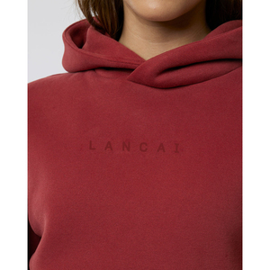 Jogger vierge décontracté de haute qualité avec logo personnalisé pour femmes, hauts courts à capuche, sweat-shirt 2 pièces, ensemble de survêtement à capuche 100% coton - Product Image 4