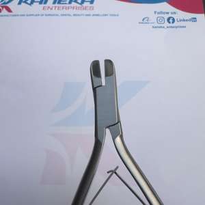 Cortador de alambre curvo reutilizable de 0,5 mM de calidad superior para cirugía podiátrica Punta afilada de acero inoxidable Apertura de mandíbula ancha profesional - Product Image 4