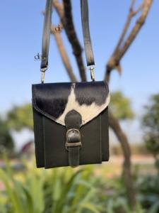 Sac à bandoulière en fourrure de vache à motif occidental, élégant, sac à bandoulière en cuir de vachette, fourrure de luxe, haute qualité, multi-usages, sac bohème - Product Image 4