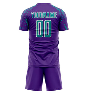 Design personnalisé imprimé par sublimation, hommes et femmes, portent l'uniforme de football au prix le plus bas - Product Image 3