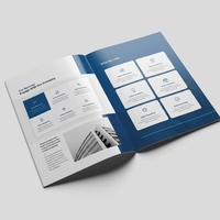 Impression de catalogue de produits OEM, logo personnalisé, catalogue en papier personnalisé, impression de brochure pour les entreprises