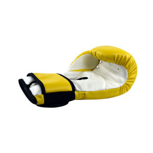 Gants de boxe en cuir véritable/PU avec logo personnalisé, gants de Muay Thai, gants de kick-boxing, gants de boxe multicouches de haute qualité - Product Image 5