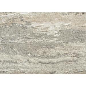 Alfombra Rectangular Kavi Gris y Negra, Tejida a Mano con Lana y Seda de Bambú, Diseño Teoría del Caos, Estilo Boho, para el Hogar o Pasillo, Modelo Esk-433 - Product Image 3