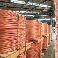เศษลวดทองแดงสีสดใส ความบริสุทธิ์ 99.95% Cu Min ทองแดงจำนวนมากสำหรับงานสายเคเบิล - Product Image 1