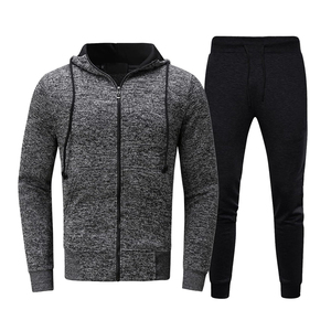 Chándales para correr de poliéster 100% hechos a medida de la mejor calidad, ropa de calle ajustada de nuevo diseño para chándal sólido de invierno Unisex - Product Image 1
