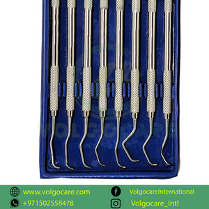2025 gran oferta 7 piezas conjunto de curetas Gracey periodontales manuales instrumentos quirúrgicos dentales médicos - Product Image 6