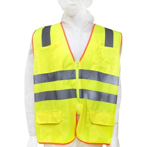 Gilet de sécurité réfléchissant personnalisé du fabricant Veste réfléchissante 100% polyester Gilet réfléchissant de sécurité haute visibilité - Product Image 6