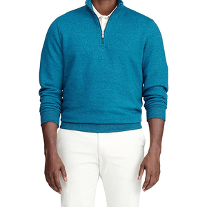 Jersey con cremallera de 1/4 cuartos, venta al por mayor, calidad de marca, deporte, Color sólido, Golf 1/4, jersey con cremallera, Jersey personalizado para hombre, jersey con cremallera de cuarto - Product Image 2