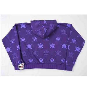 Venta al por mayor de calidad superior 100% algodón polar Oversize Crop Hoodie transpirable pulóver diseño personalizado logotipos corto con capucha - Product Image 4