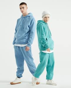 Sudadera con capucha de hombro para hombre caído con estampado bordado de logotipo personalizado teñido liso para la temporada de invierno - Product Image 4