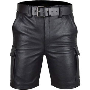 Wholesale Newest <b>Men</b> Wear Basketball <b>Leather</b> <b>Men</b> <b>Shorts</b> Sports Casual Breathable Mesh <b>Shorts</b> for <b>Men</b> Out Wear Uses oem - Product Image 1