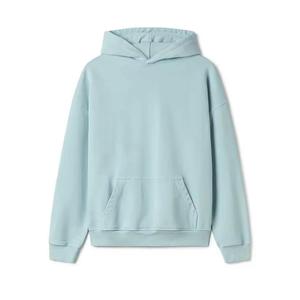 Jersey de mezcla de algodón de talla grande para hombre, sudadera polar con capucha bordada de gran tamaño con logotipo personalizado, sudaderas básicas - Product Image 5