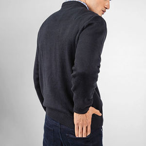 Suéter de Punto Holgado para Hombre, Transpirable, de Cuello Redondo, Informal, de Manga Larga, para Calle, Invierno, Personalizable - Product Image 3