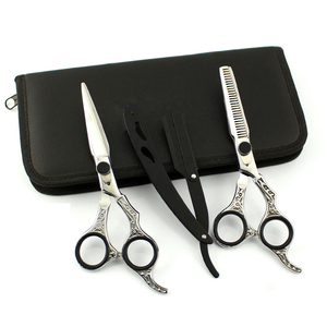 กรรไกรตัดผมมืออาชีพ น้ำหนักเบา ขนาด 6 นิ้ว ตรง ทำจากสแตนเลส สำหรับคนถนัดขวา คมระดับกลาง สำหรับร้านเสริมสวย - Product Image 4