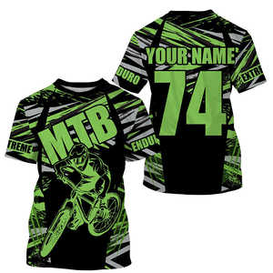 Personalizable uno por uno Downhill MTB Mountain Bike Jerseys Ropa deportiva Ropa para ciclismo de montaña Servicio OEM disponible - Product Image 2