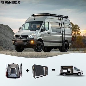 Autocaravana Camper Van 4x4 Kits de conversión L4 <span class=keywords><strong>Mano</strong></span> derecha Ev con Pop up Top Balcón China Caravan - Product Image 1