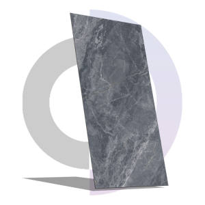 Azulejos Florentine Nero Porcelain 600x1200mm-Diseño moderno Función Firebrick Negro Gris Pulido - Product Image 1