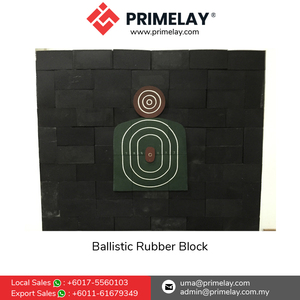 Bloque de Goma Balística Ecológico de Alta Calidad a Precio de Mayoreo, 200 mm/228 mm de Grosor, 29-36 kg de Peso, para Campo de Tiro - Product Image 4