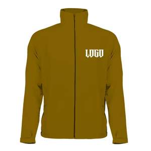 Vente en gros de vestes d'hiver pour hommes avec logo personnalisé coupe-vent d'extérieur chauffant de grande taille avec fermeture à glissière design décontracté et uni - Product Image 5