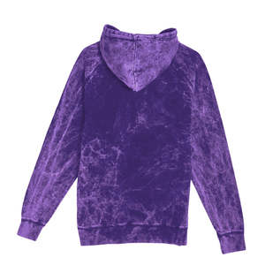 Sweats à capuche affligés de luxe personnalisés Lavage à l'acide en éponge française Sweats à capuche épais avec fermeture éclair et strass pour hommes - Product Image 1