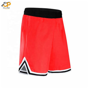 Short de basket-ball en maille de gymnastique pour homme de grande taille avec poches zippées Short d'été avec impression de logo personnalisé Fermeture éclair technique par sublimation - Product Image 3
