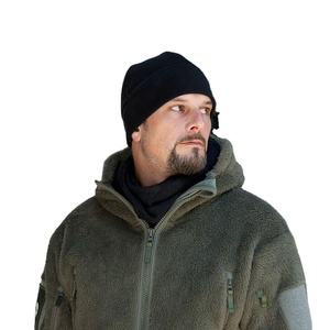 Nuevos sombreros de invierno de dos tonos Unisex con forro de piel para hombres y mujeres, gorro cálido a la moda, gorros informales de punto de invierno - Product Image 2