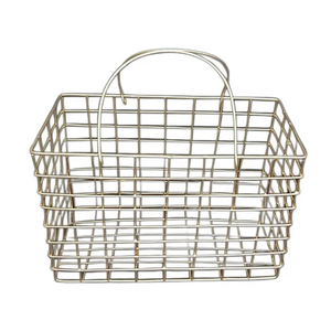 ตะกร้าใส่ไข่ลวดโลหะทรงกลมตะกร้าใส่ไข่สไตล์วินเทจของประเทศแบบมีด้ามจับสำหรับเก็บไข่ - Product Image 4