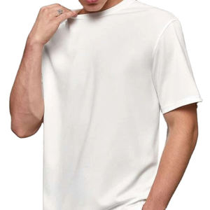 เสื้อยืดผู้ชายผ้าฝ้าย100% พิมพ์ลายทรงหลวมดีไซน์ใหม่ใส่สบายออกแบบได้ตามต้องการ - Product Image 4