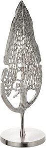 Argent 63 cm Hauteur Arbre Décoratif Sculpture pour La Maison Style Nordique Tenture Murale En Métal Bois Artisanat De Noël Décoration De La Maison - Product Image 3